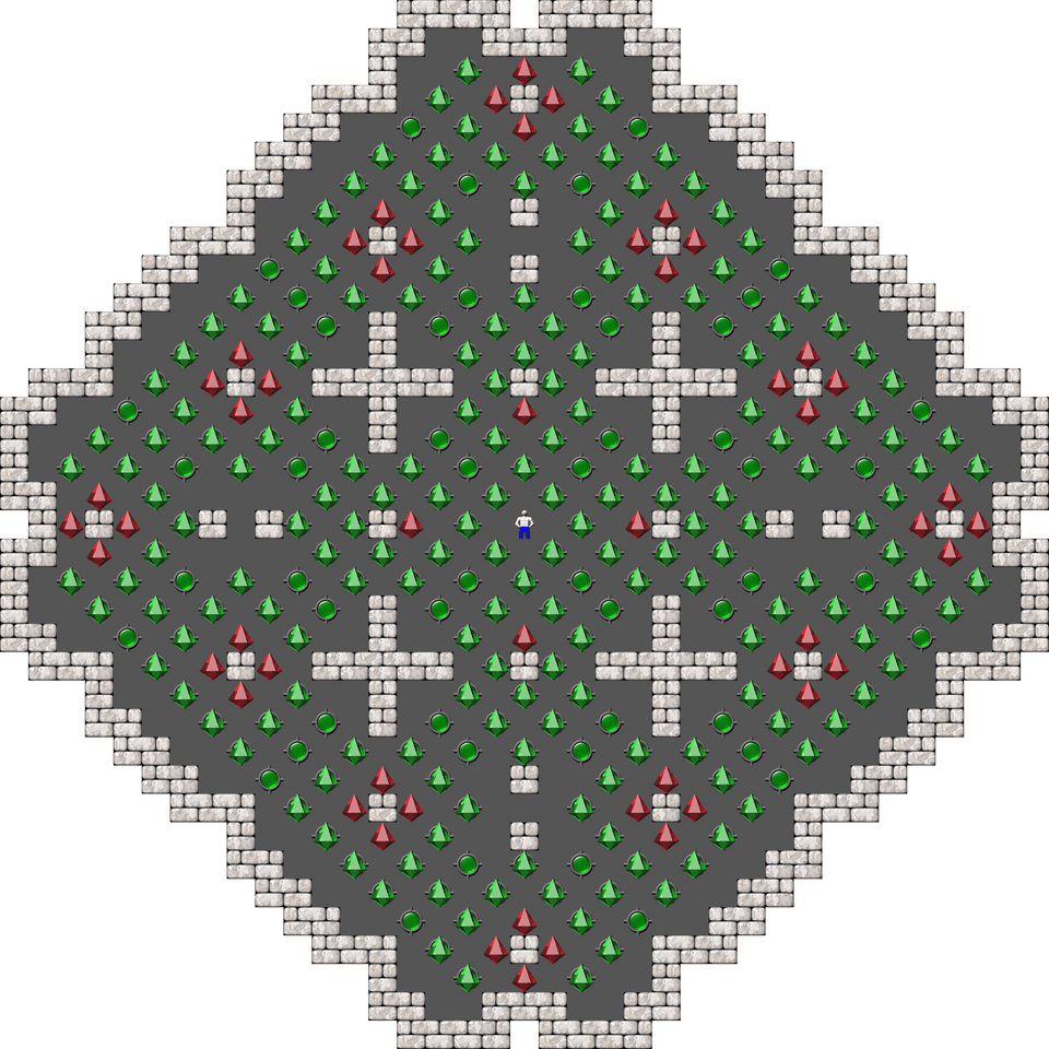 Sokoban Sasquatch 07 Arranged level 123